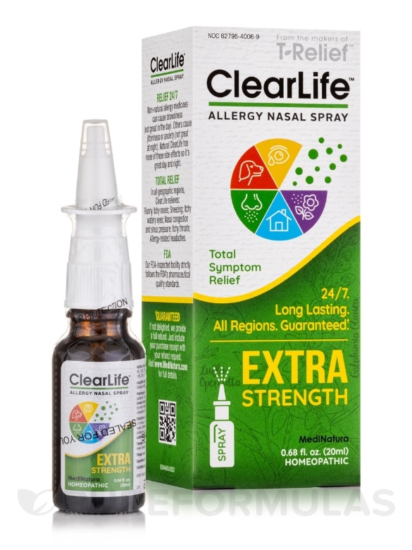 ClearLife™ Allergy Nasal Spray Extra Strength - 0.68 fl. oz (20 ml) - Alternate View 1