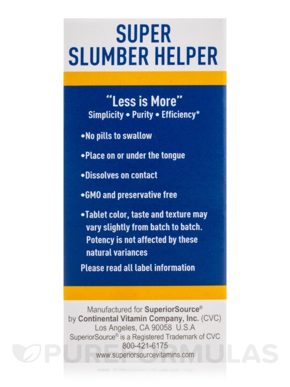 Super Slumber Helper - 90 MicroLingual® Tablets - Alternate View 6