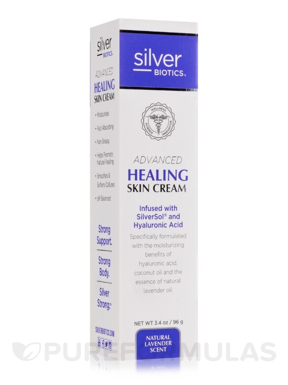 Advanced Healing Skin Cream, Natural Lavender Scent - 3.4 oz (96 Grams)
