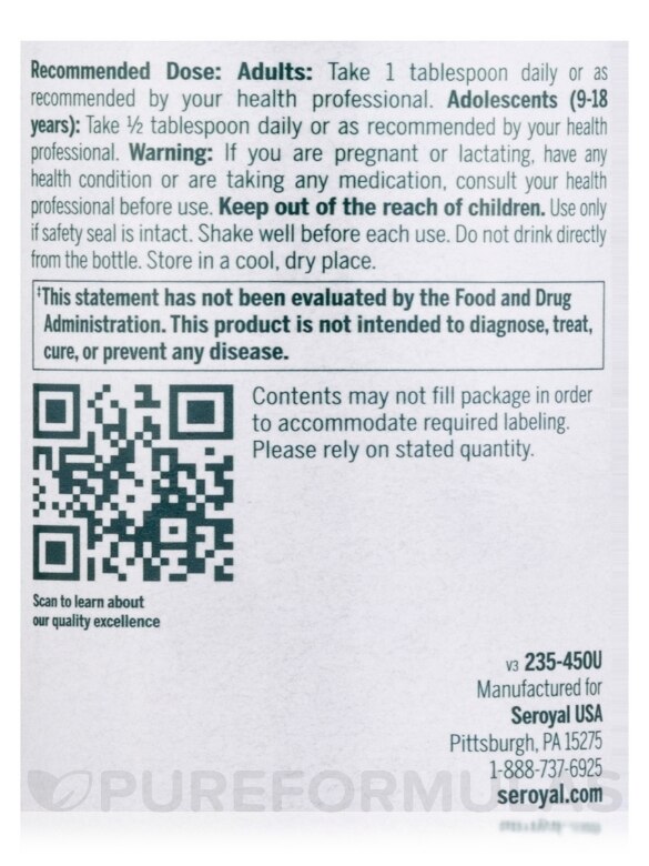 Magnesium Complex Liquid (Natural Tart Berry Flavor) - 15.2 fl. oz (450 ml) - Alternate View 4