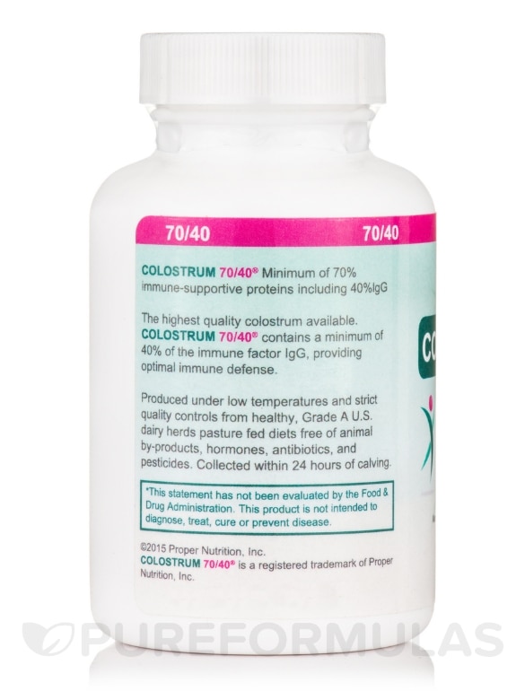 Colostrum® 70/40 500 mg - 90 Capsules - Alternate View 2