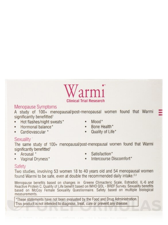 Warmi™ (Better Menopause & Post-Menopause Relief) - 90 Capsules - Alternate View 3