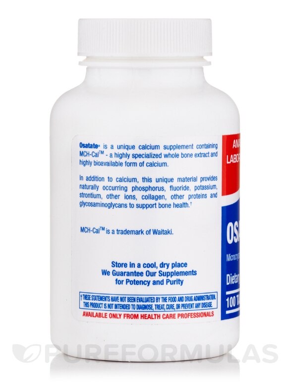 Osatate (MCH Calcium) - 100 Tablets - Alternate View 3