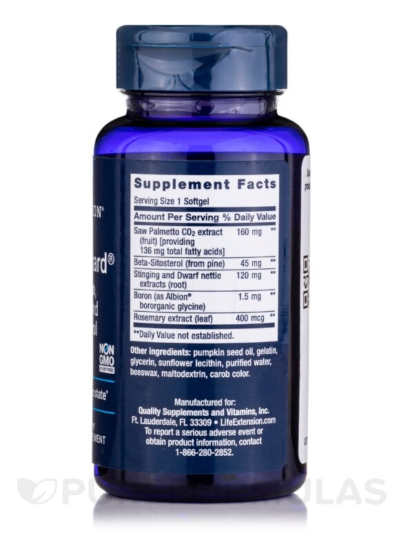 Super Saw Palmetto/Nettle Root Formula with Beta-Sitosterol - 60 Softgels - Alternate View 1