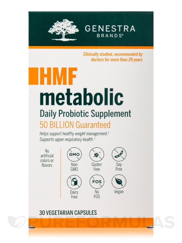 HMF Metabolic - 50 Billion CFU - 30 Vegetarian Capsules - Alternate View 3