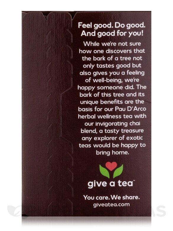 NOW® Real Tea - Pau D'Arco Tea - 24 Tea Bags - Alternate View 4