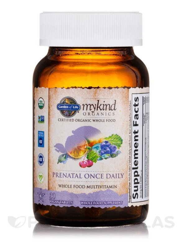 mykind Organics Prenatal Once Daily - 30 Vegan Tablets - Alternate View 2