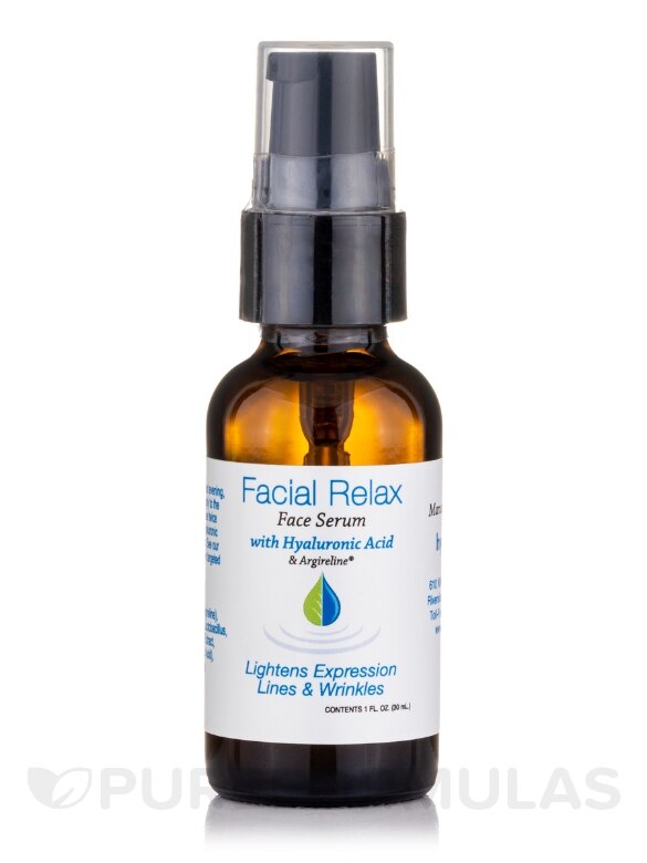 Facial Relax Face Serum with Hyaluronic Acid & Argireline® - 1 fl. oz (30 ml) - Alternate View 2