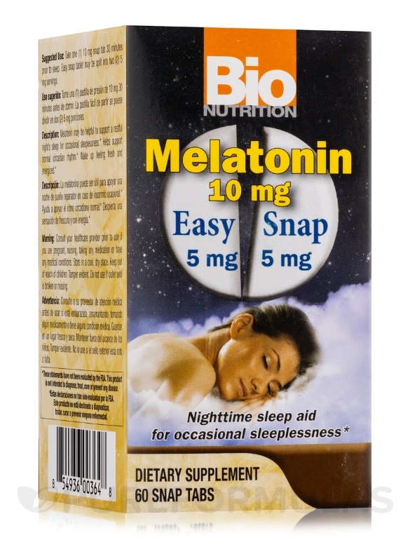 Melatonin 10 mg - 60 Tablets