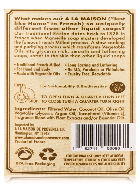 Honeysuckle Liquid Soap - 16.9 fl. oz (500 ml) - Alternate View 2