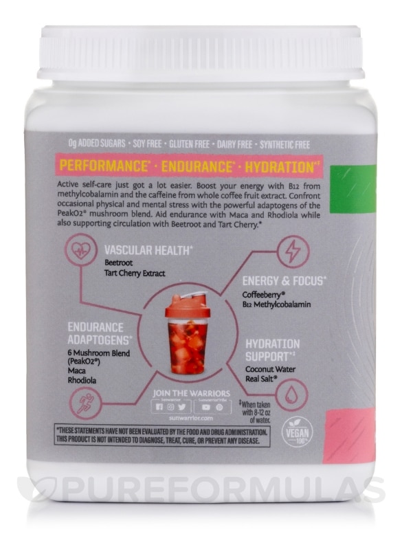 Active Energy Powder, Strawberry Lemonade Flavor - 10 oz (285 Grams) - Alternate View 3