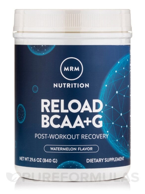 BCAA + G RELOAD™ Post-Workout Recovery, Watermelon Flavor - 29.6 oz (840 Grams)