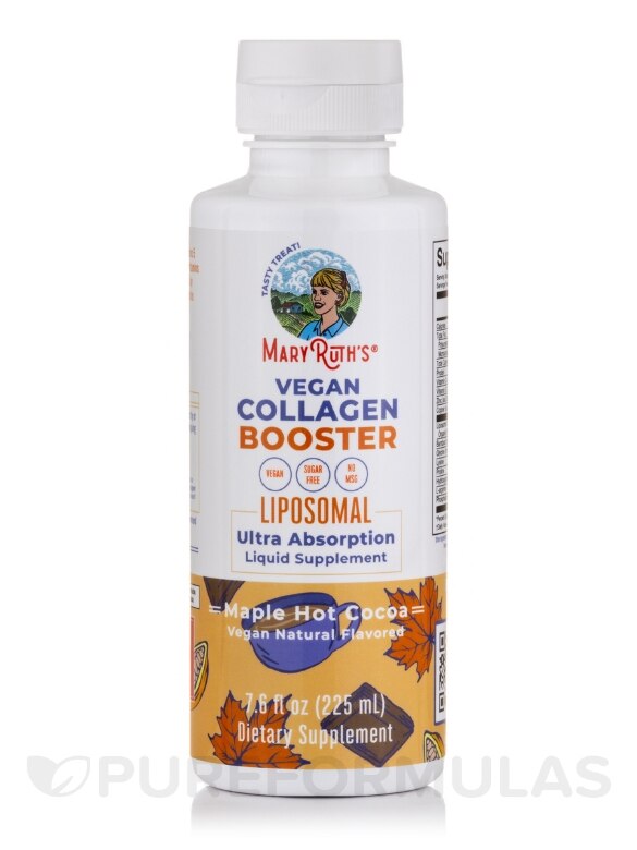 Vegan Collagen Booster Liposomal, Maple Hot Cocoa Flavor - 7.6 fl. oz (225 ml)