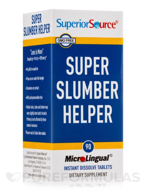 Super Slumber Helper - 90 MicroLingual® Tablets