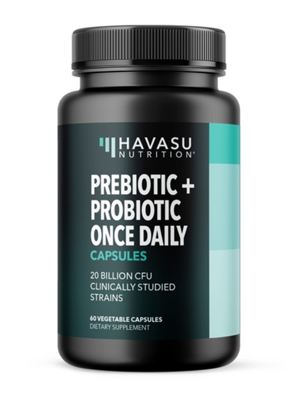 Advanced Prebiotic & Probiotic, 20 Billion CFU - 60 Vegetable Capsules