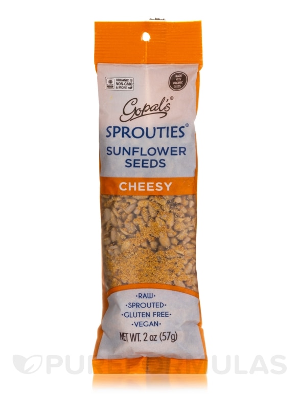 Sprouties® Sunflower Seeds, Cheesy - 2 oz (57 Grams)