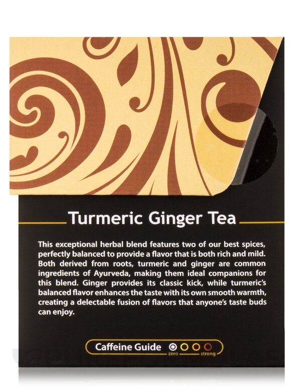 Organic Turmeric Ginger Tea - 18 Tea Bags - Alternate View 3