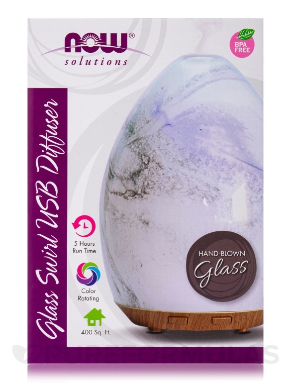 NOW® Solutions - Glass Swirl USB Diffuser - 1 Unit - Alternate View 5