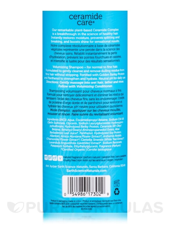 Ceramide Care® Volumizing Shampoo - 10 fl. oz (295 ml) - Alternate View 5