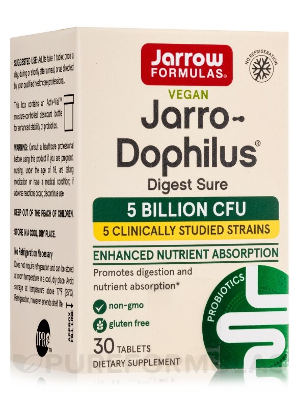 Jarro-Dophilus® Digest Sure - 30 Tablets