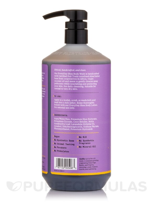EveryDay Shea® Body Wash, Lavender - 32 fl. oz (950 ml) - Alternate View 2