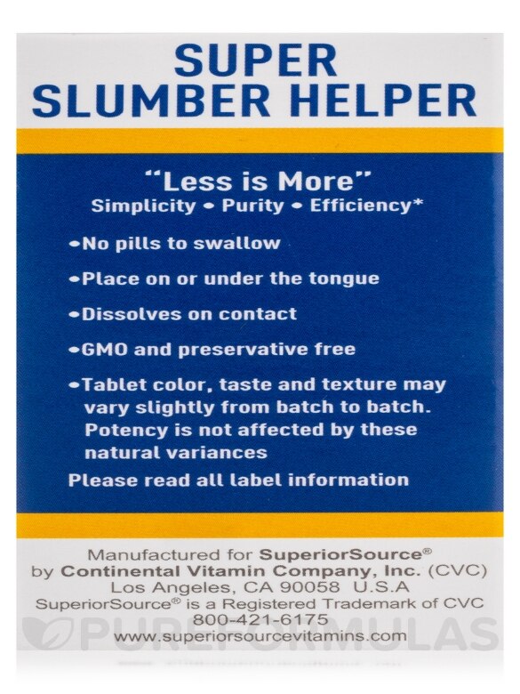 Super Slumber Helper - 90 MicroLingual® Tablets - Alternate View 9