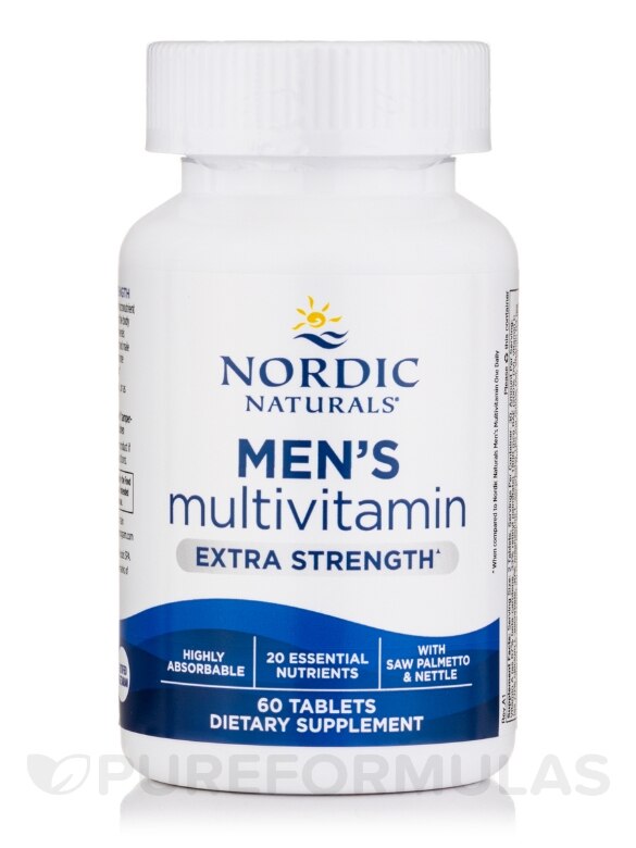 Men's Multivitamin Extra Strength - 60 Tablets - Alternate View 2