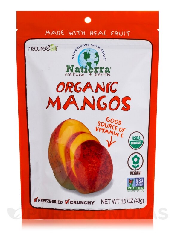 Organic Freeze-Dried Mangos - 1.5 oz (43 Grams)