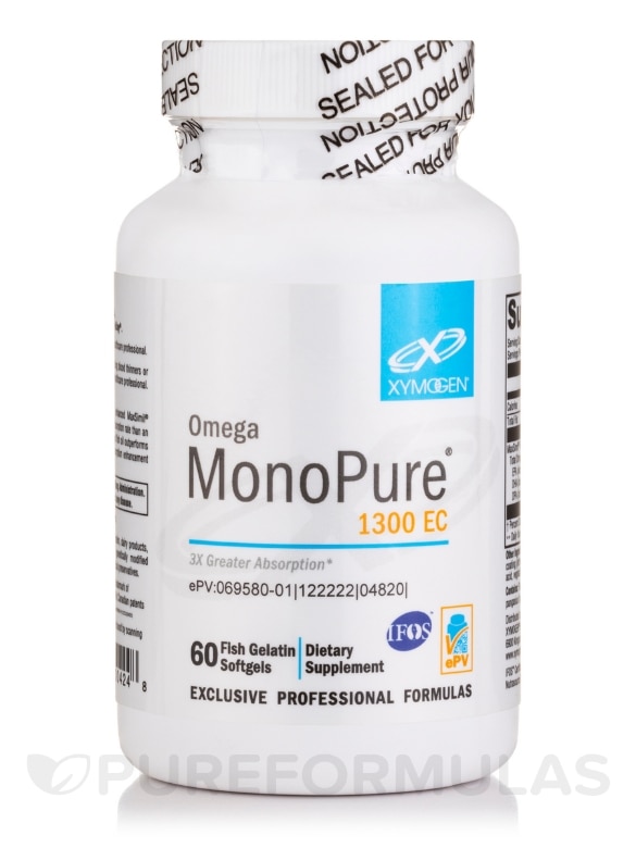 Omega MonoPure® 1300 EC - 60 Fish Gelatin Softgels