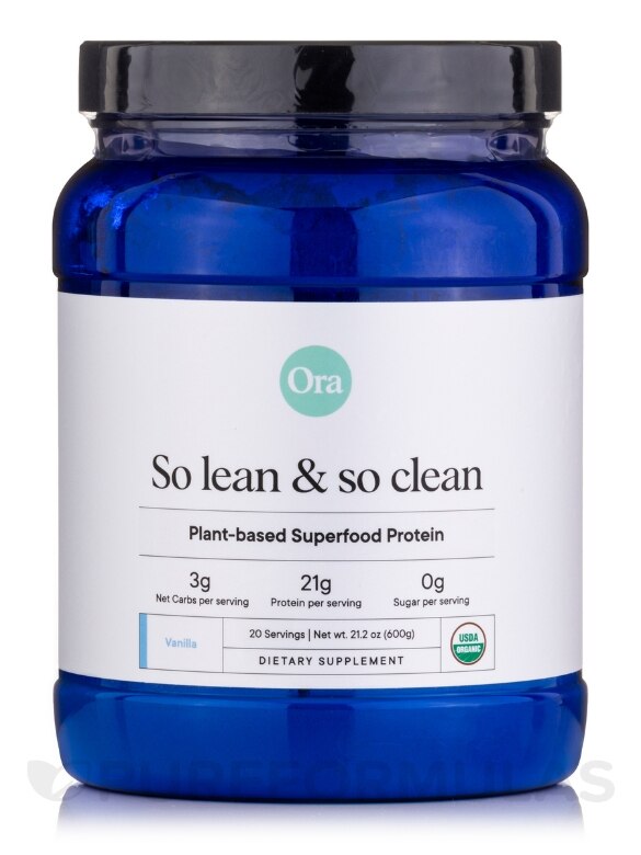 So Lean & So Clean: Organic & Plant-Based Protein Powder
