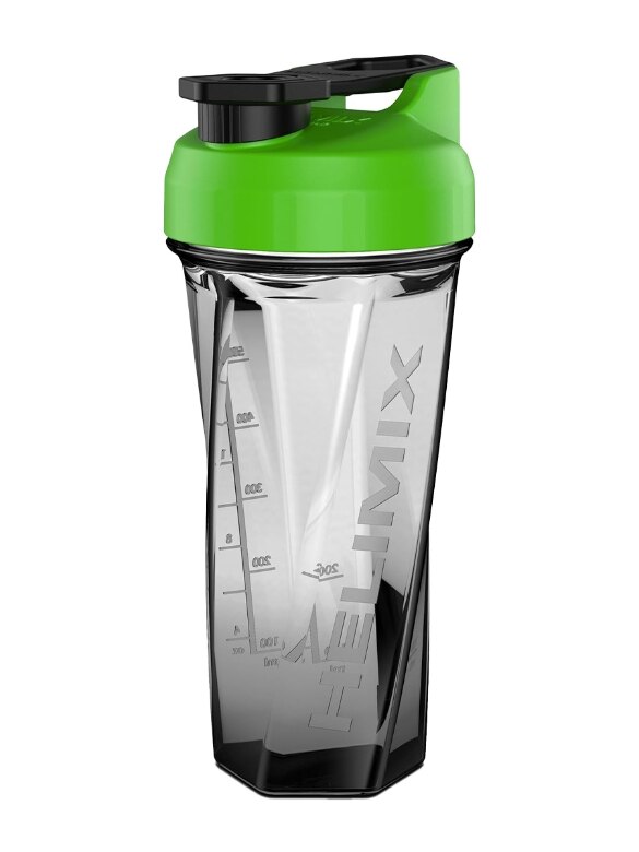 Vortex Blender Shaker Bottle Smoke Neon Green - 28 oz