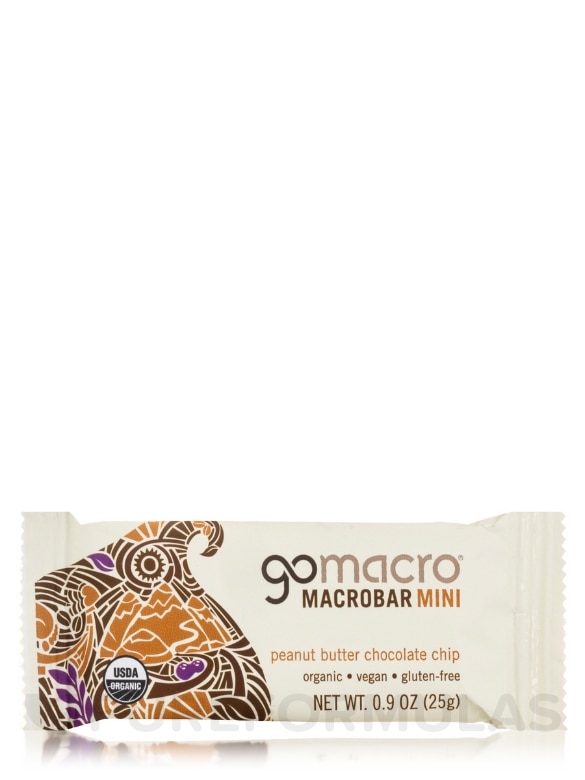 Organic MacroBar Mini Peanut Butter Chocolate Chip - Box of 24 Bars - Alternate View 2