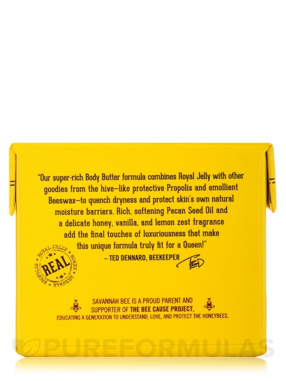 Royal Jelly Body Butter - Tupelo Honey - 1.65 oz (48 Grams) - Alternate View 3