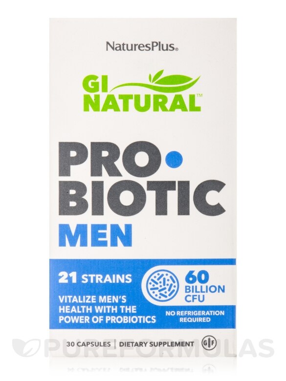 GI Natural™ Probiotic Men - 30 Capsules - Alternate View 2