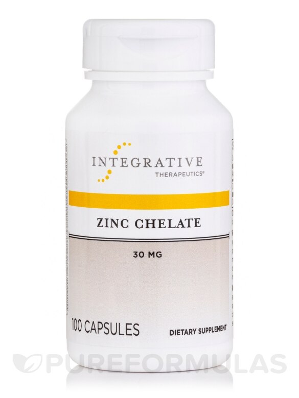 Zinc Chelate 30 mg Complex - 100 Capsules