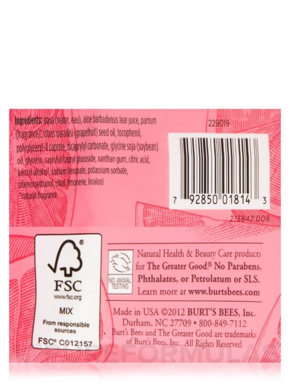 Pink Grapefruit (for Normal to Oily Skin) - 30 Pre-Moistened Towelettes - Alternate View 2