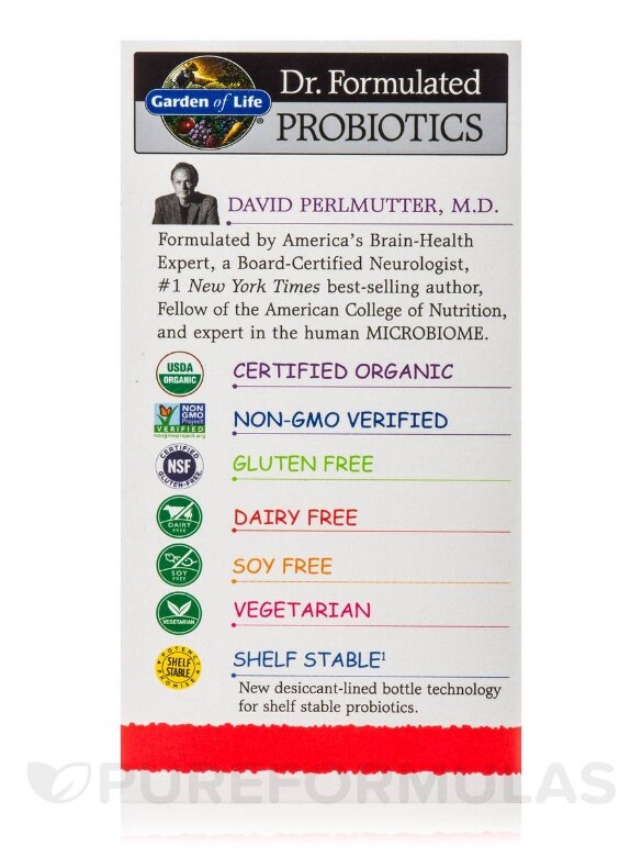 Dr. Formulated Probiotics Organic Kids+ 5 Billion CFU