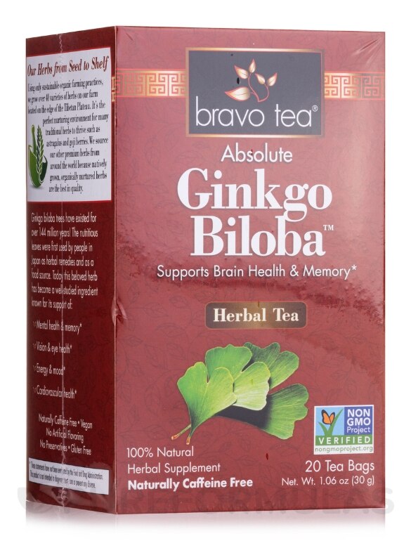 Absolute Ginkgo Biloba™ Herbal Tea - 20 Tea Bags
