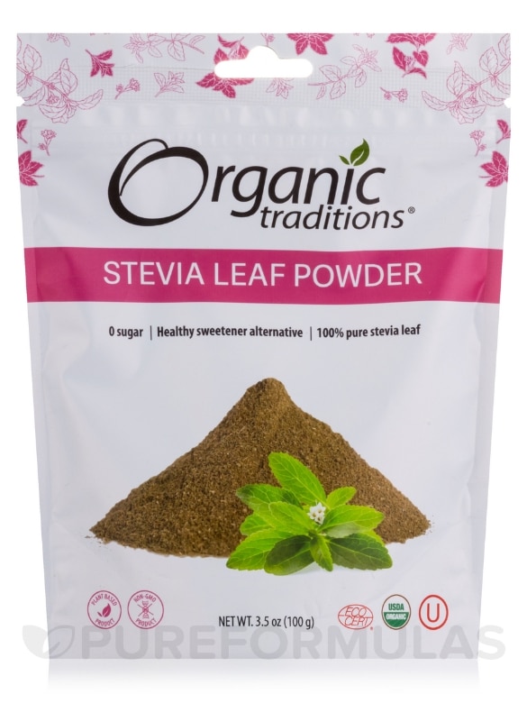 Organic Stevia Leaf Powder - 3.5 oz (100 Grams)