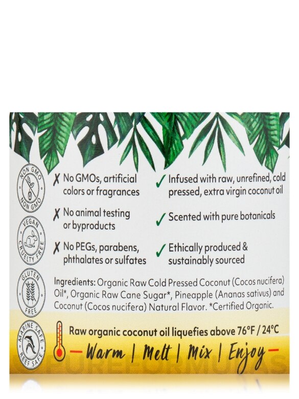 Certified Organic Whole Body Coconut Oil Infused Sugar Scrub