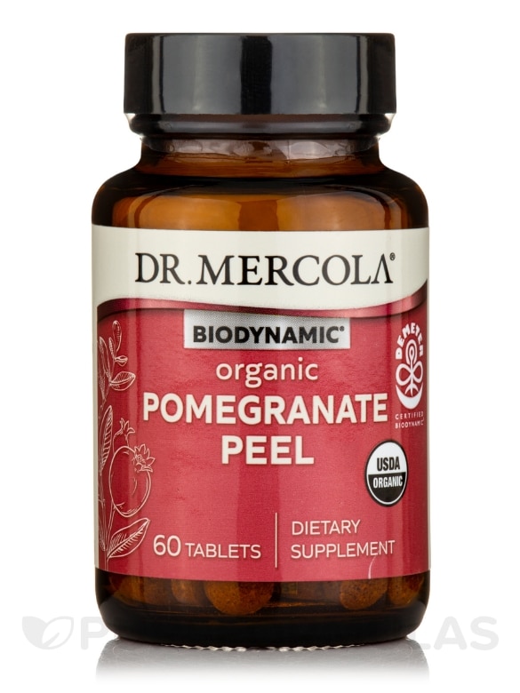 Biodynamic® Organic Pomegranate Peel - 60 Tablets