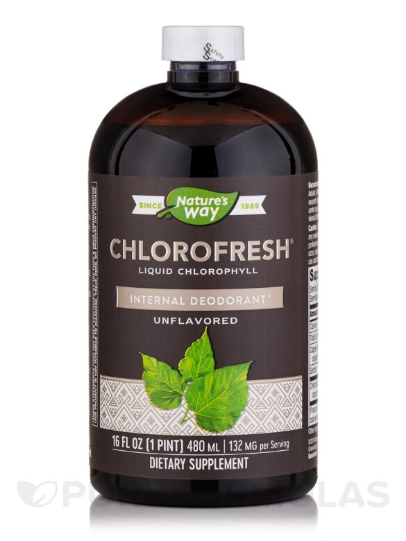 Chlorofresh® Liquid Chlorophyll, Unflavored - 16 fl. oz (473 ml)