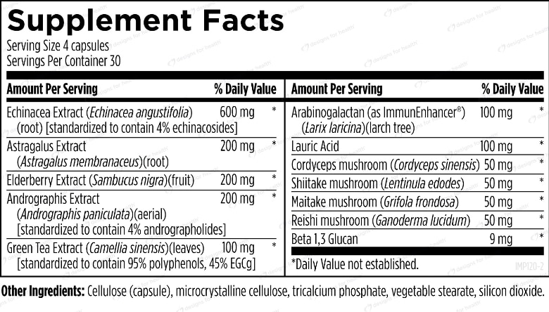 Immunitone Plus™ - 120 Vegetarian Capsules - Alternate View 1