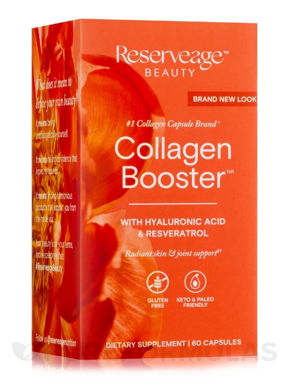Collagen Booster™ with Hyaluronic Acid & Resveratrol - 60 Capsules