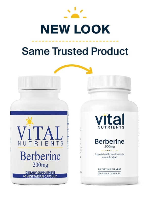 Berberine 200 mg - 60 Vegan Capsules - Alternate View 1