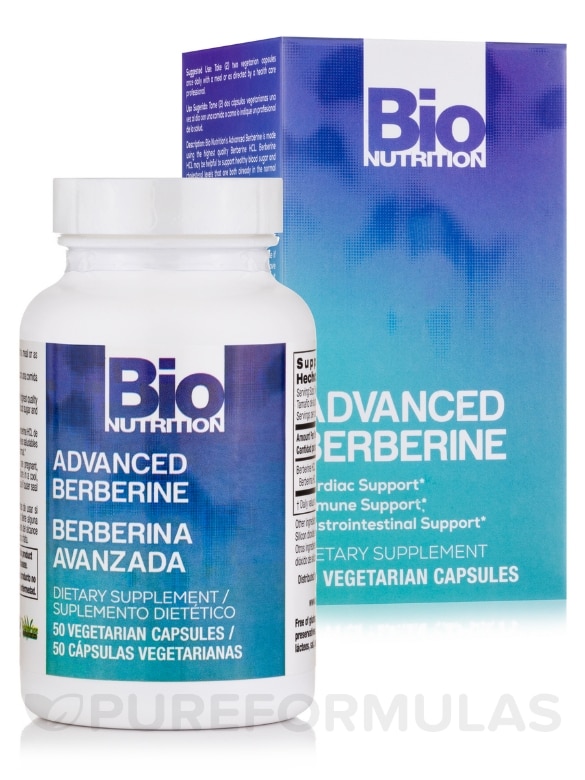 Advanced Berberine 1,200 mg - 50 Vegetarian Capsules - Alternate View 1