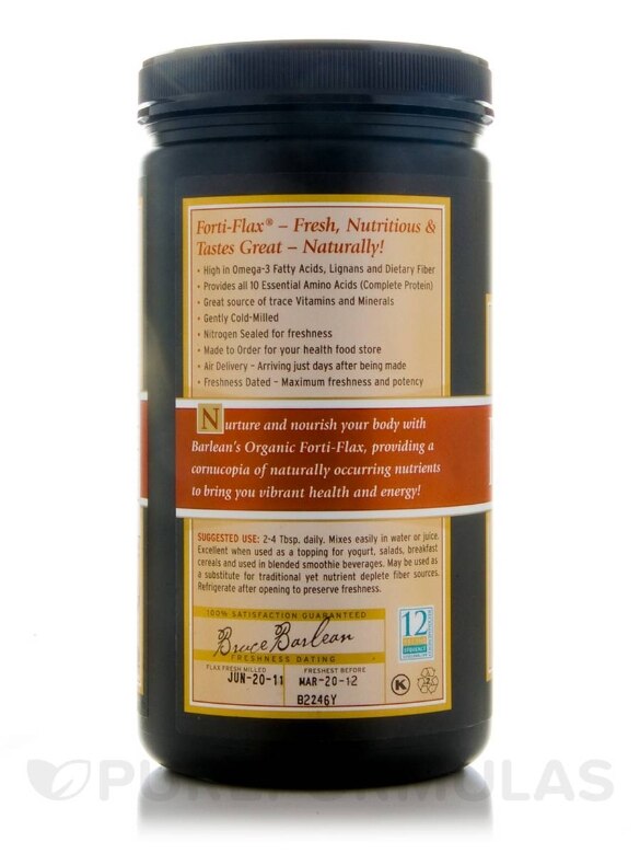 Forti-Flax (Natural Nutrition) - 16 oz (454 Grams) - Alternate View 2