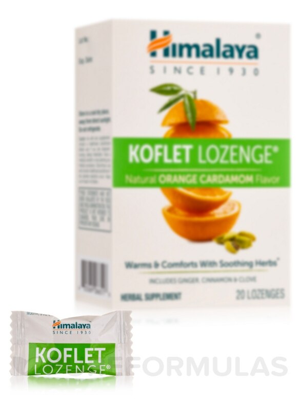  Natural Orange Cardamom Flavor - 20 Lozenges