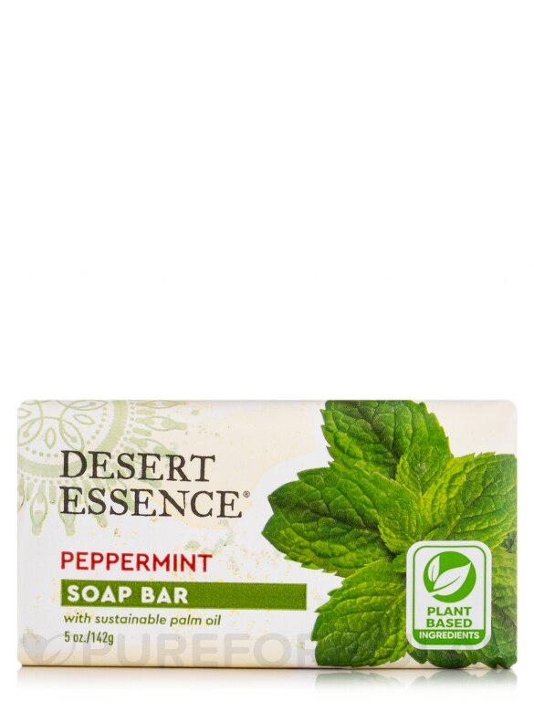 Peppermint Soap Bar - 5 oz (142 Grams) - Alternate View 1