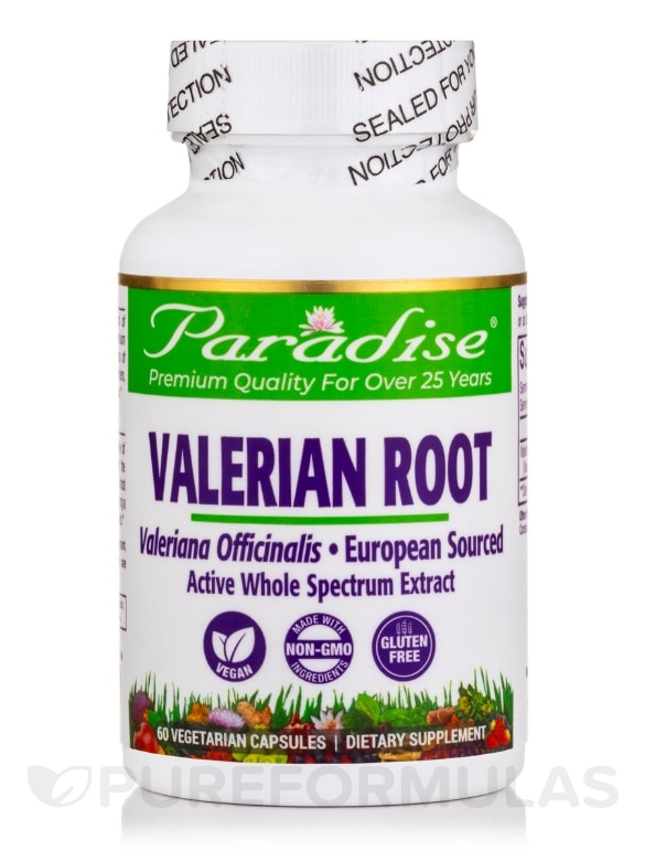 Valerian Root - 60 Vegetarian Capsules